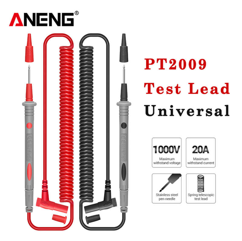 ANENG PT2009 Universal Multimeter Probe Spring Test Lead For Digital Professional Multimeter Clamp M