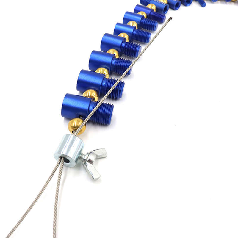 26PCS Nut and Bolt Thread Checker Detachable Nut and Bolt Size Gauge Thread Gauge Suitable for Detec