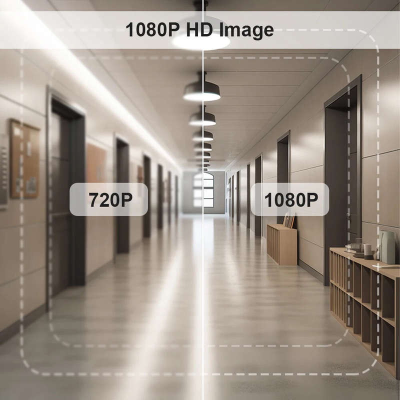 S50S Tuya Smart 1080P 2.4G WiFi Door Camera Microwave Radar Human Detection Video Doorbell Viewer Di