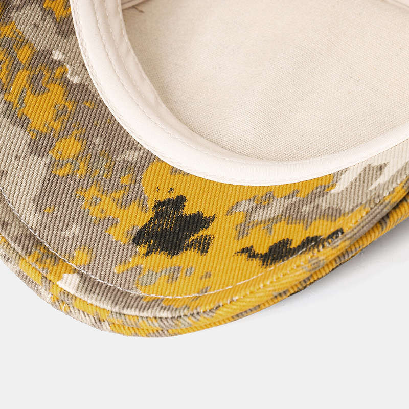 Collrown Beret Caps Print Sun Hat Tie-dye Cap