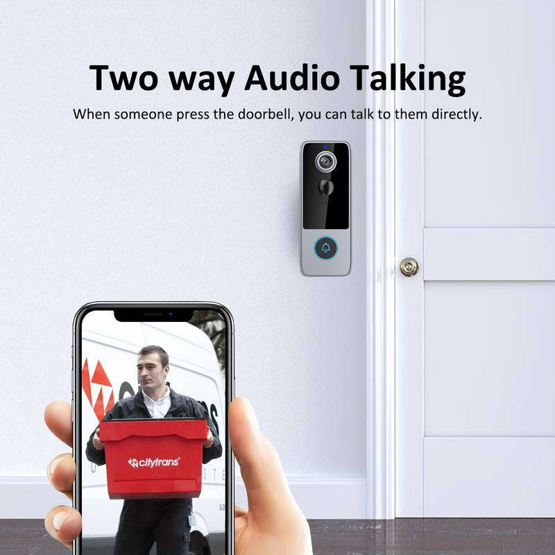 M21 1080P HD Tuya WiFi Video Doorbell Intelligent Night Vision 155 Wide Viewing 2-way Audio IP65 Wat