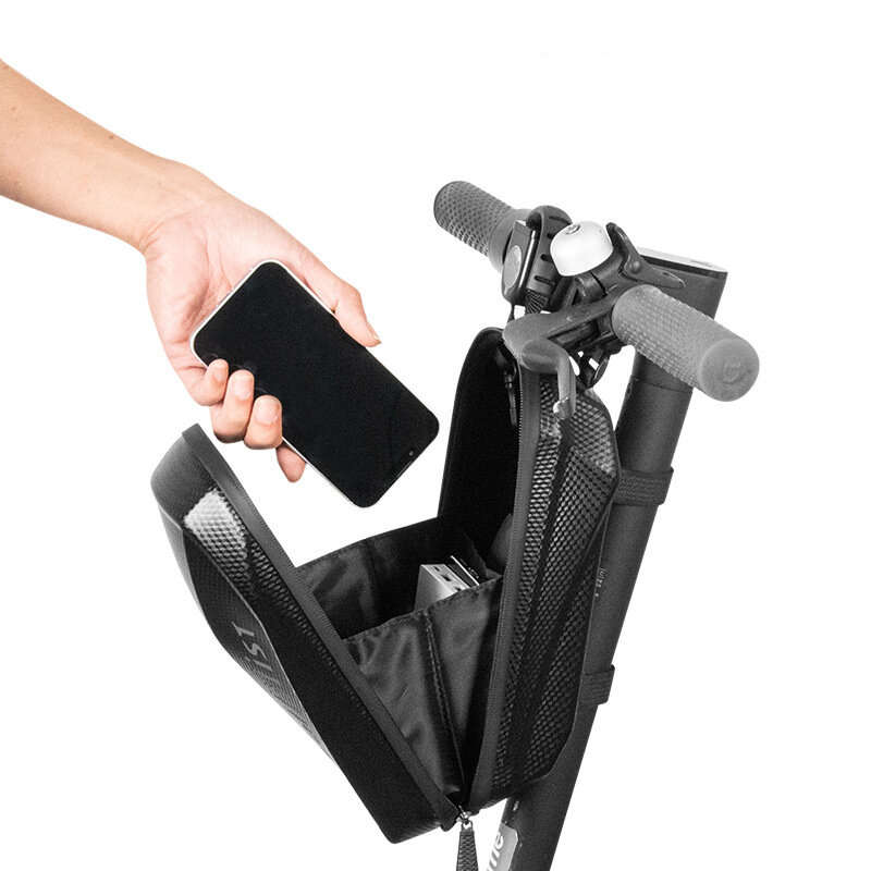 Wolfilist Electric Scooter Bag 3L Large Capacity Waterproof 0.3kg Lightweight Bicycle Front Bag for