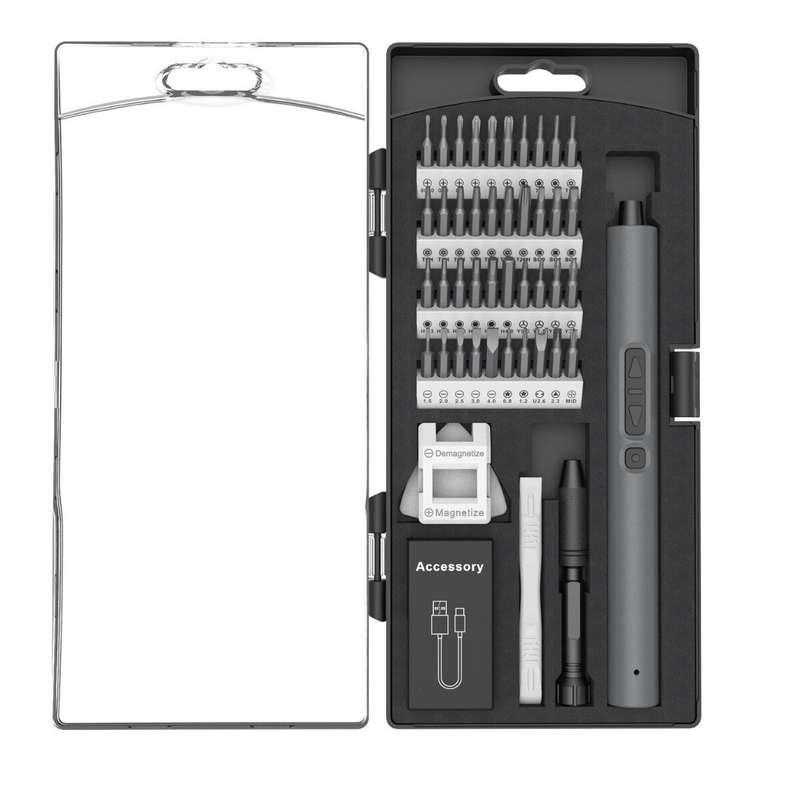 50-in-1 Mini Portable Electric Screwdriver Set 0.35 Nm Torque 200 r/min High-Speed Compact Design Re
