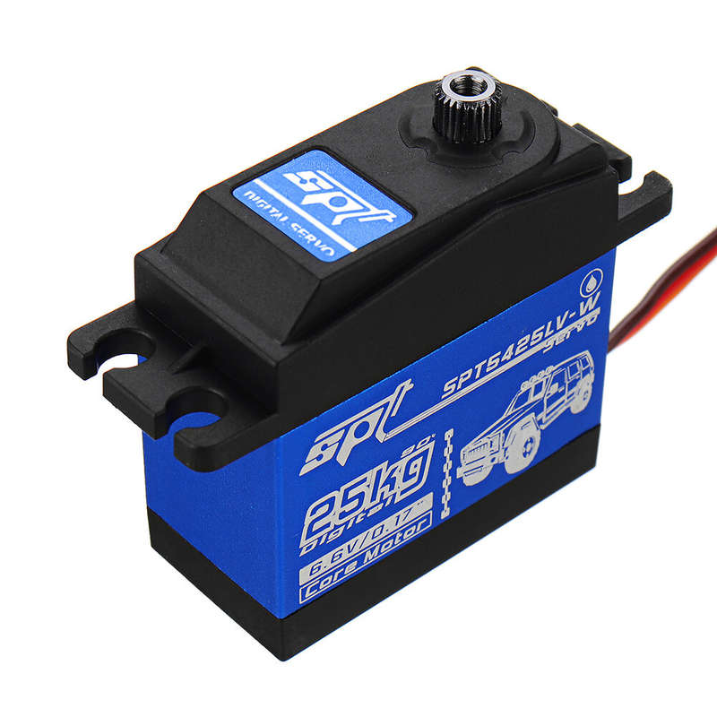 SPT Servo SPT5425LV-W 25KG 90 Digital Servo Metal Gear Large Torque Waterproof For 1:8 1:10 RC Robot