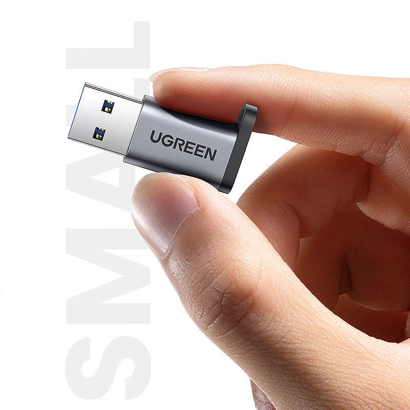 UGREEN USB-C Adapter USB 3.0 2.0 Male to USB 3.1 Type C Female Type-C Adapter for Laptop Phone Earph