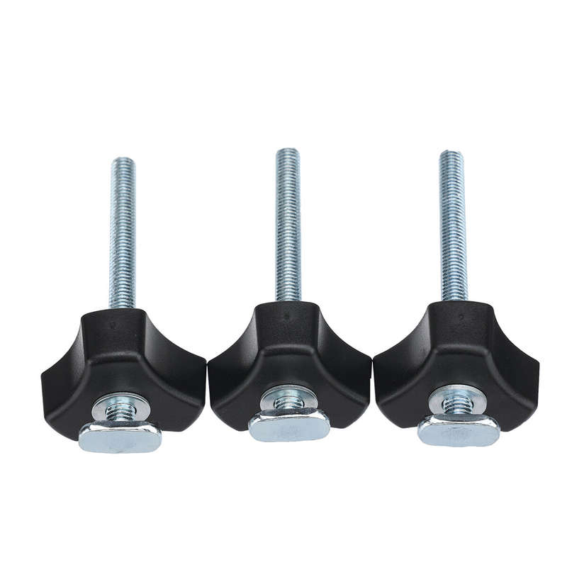 10 Pack T Bolt and Nut Set M8 Woodworking Tool Jigs Screw Slot Fastener and Through Hole Nut Miter T
