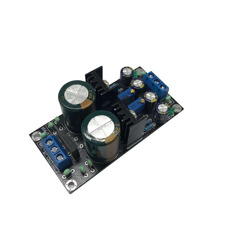 LM317+LM337 DC Adjustable Power Supply Board Regulated Power Supply Module AC10-24V Positive and Neg