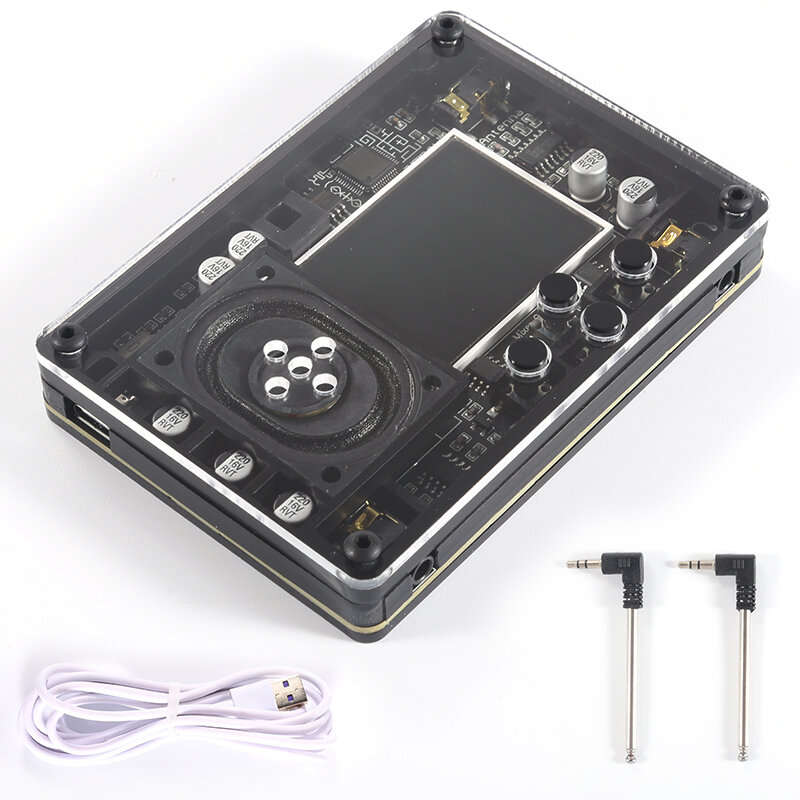 Mini Theremin Electronics Kit with Screen Display Retro Audio Player Electronic Creative Musical Ins