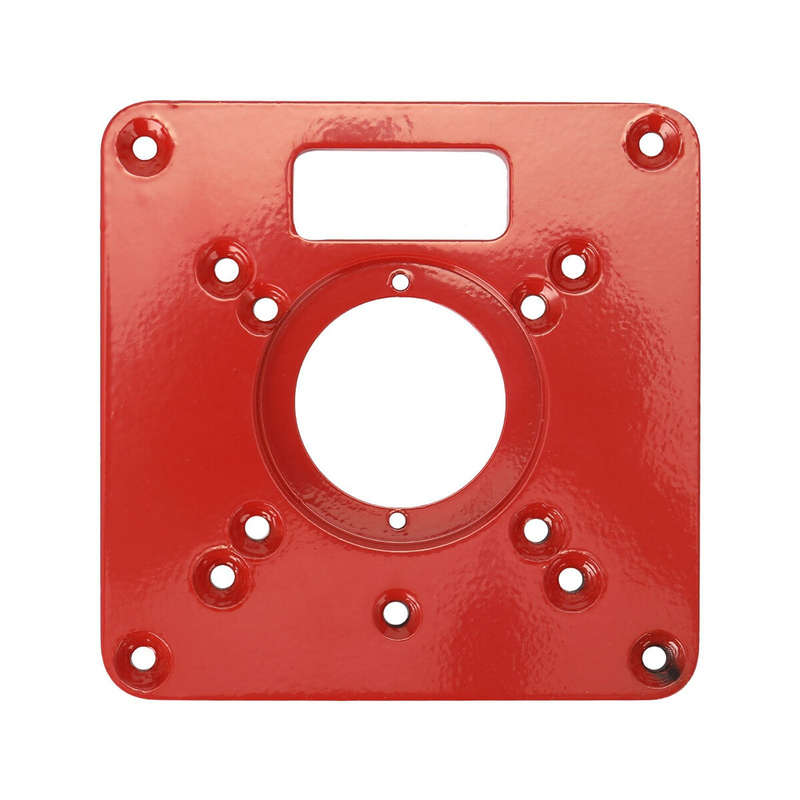 Multifunctional Router Table Insert Plate Woodworking Benches Aluminium Wood Router Trimmer Models E