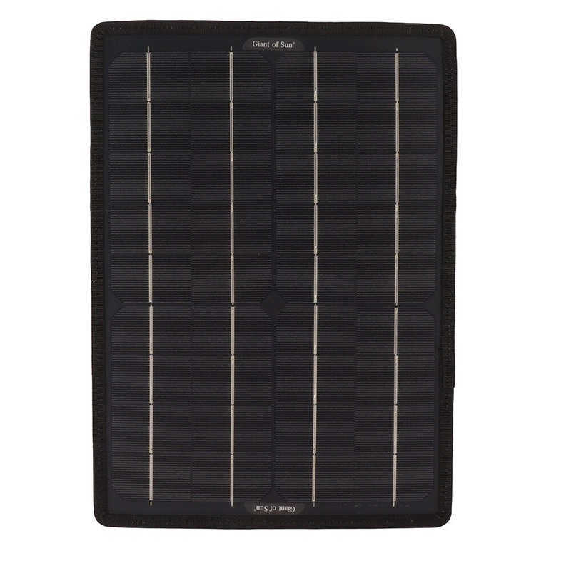 10W Outdoor Solar Charging Power Charger 12V Single Crystal Solar Panel Anti-electricity-deficit Tri