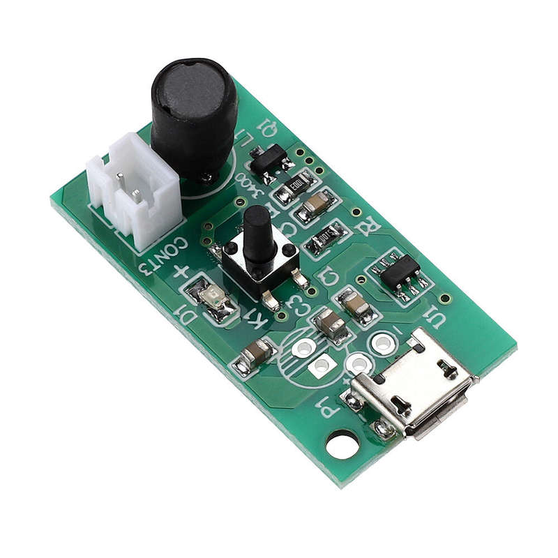 USB Mini Humidifier DIY Kits Mist Maker and Driver Circuit Board Double Spray Head Heavy Fog Experim