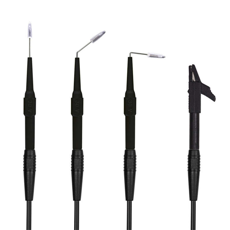 25PCS Universal Multimeter Probe with Steel Needle and 4mm Banana Plug Piercing Needle Connection Al
