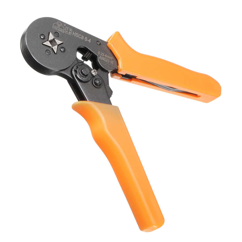 DANIU 23AWG to 10AWG Self Adjusting Ratcheting Ferrule Crimper Plier Tool with 800pcs Connector Term