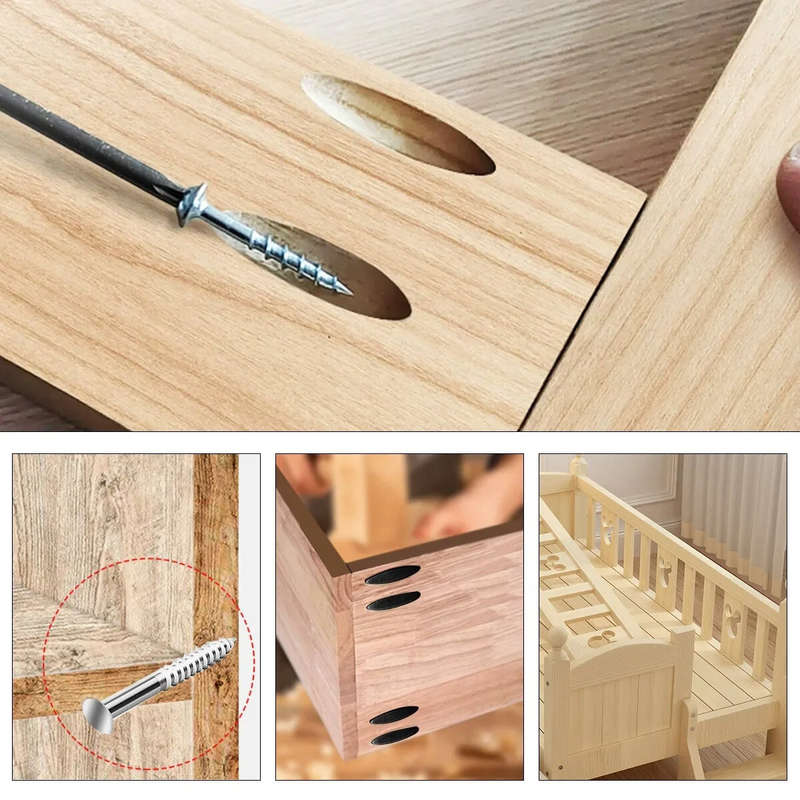 Pocket Hole Jig Kit 45 Punch Locator Angle Woodworking Tool Hole Screw Jig Positioner Drilling Kit D