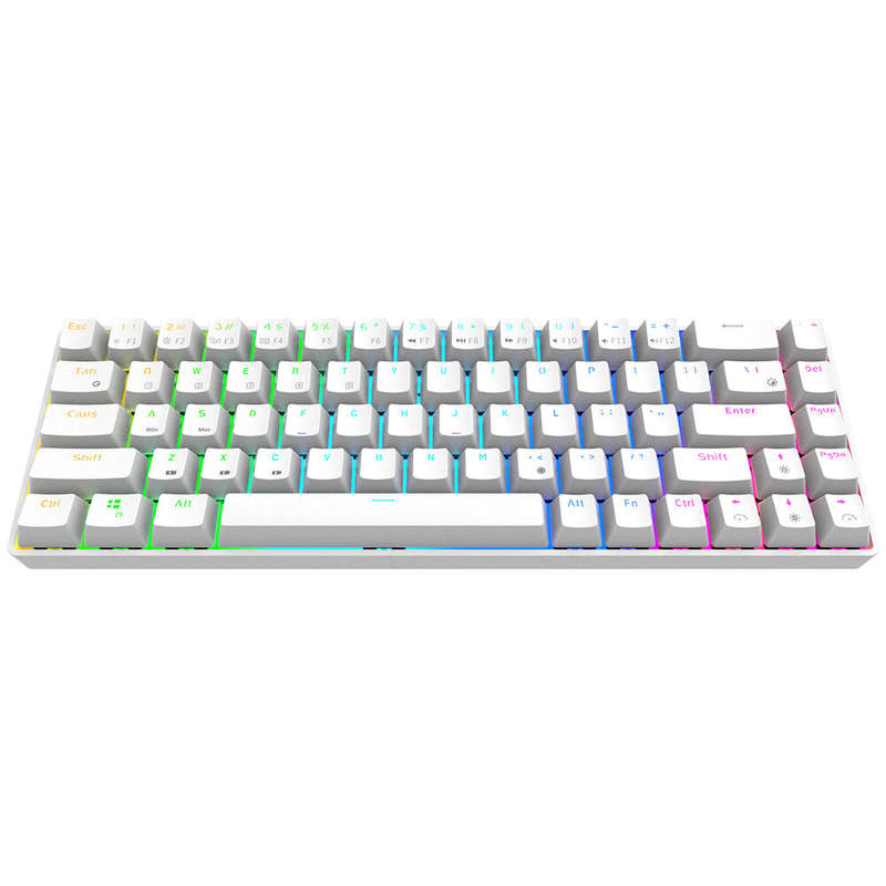 Royal Kludge RK68/RK855 Mechanical Keyboard 68 Keys RK Switch Hot Swappable Dual Mode Wireless bluet