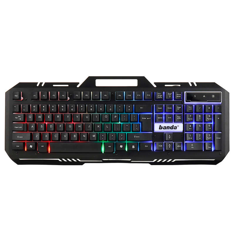 BANDA G11 Keyboard Mouse Combo 104 Keys Suspended Keycaps Gaming Keyboard 6 Buttons 3600DPI LED Ligh