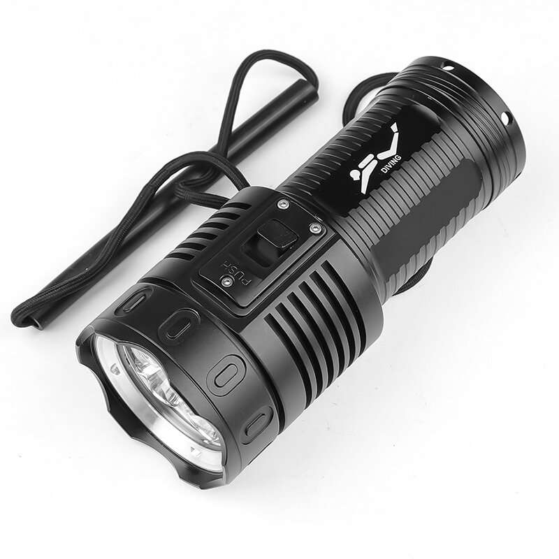 5*T40 LED High Lumen Diving Flashlight Professional Waterproof and Long Endurance Dive Torch