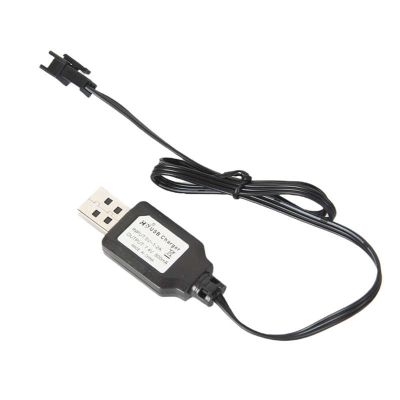 LDRC A86 A86P 1/18 RC Car Spare 7.4V Battery Charging Cable USB Charger LA0002 Drift Vehicles Models