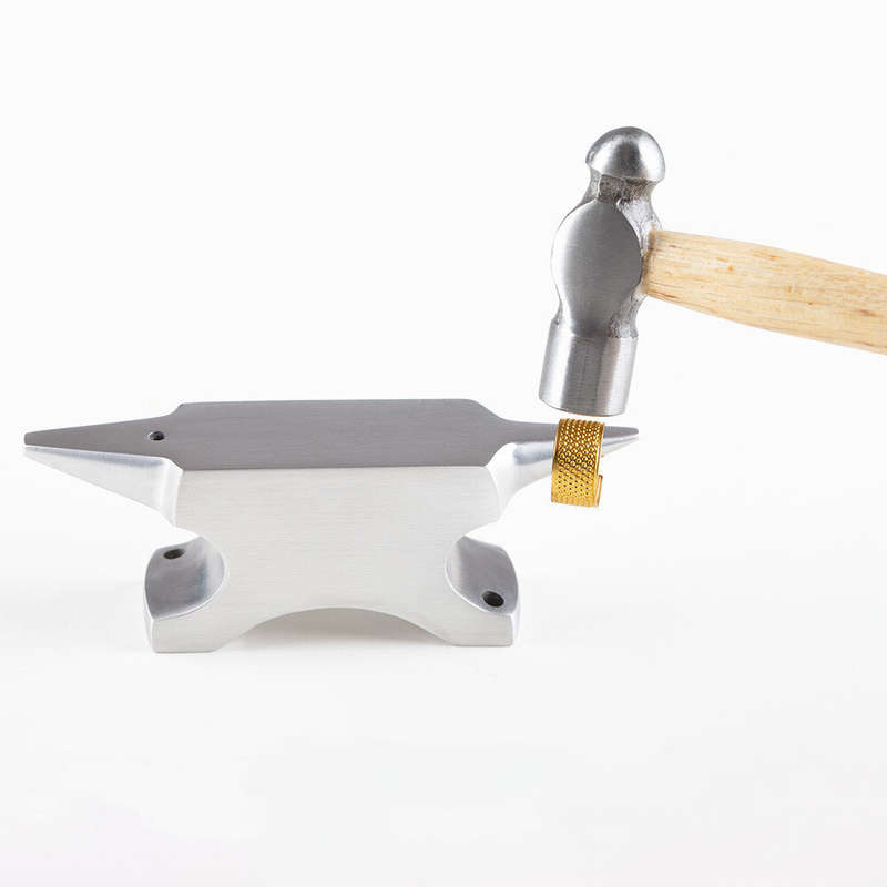Stainless Steel Horn Anvil Bench Block for Jewelry Making Cast Iron Practical Tool for Wire Bending
