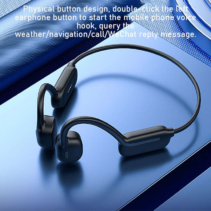 CS05 True Bone Conduction Earphone bluetooth 5.3 Panoramic Surround HiFi Sound 360 Flexible Magnetic