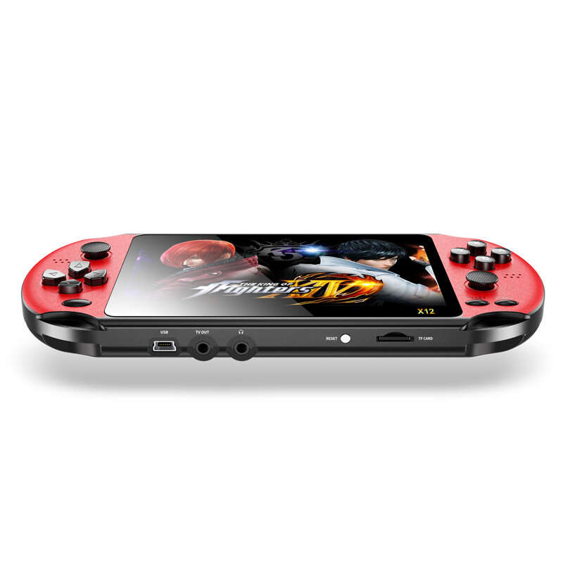Powkiddy X12 Pro Handheld Game Console 8GB 2000+ Games 5.1 inch HD Color LCD Screen Video Retro Port