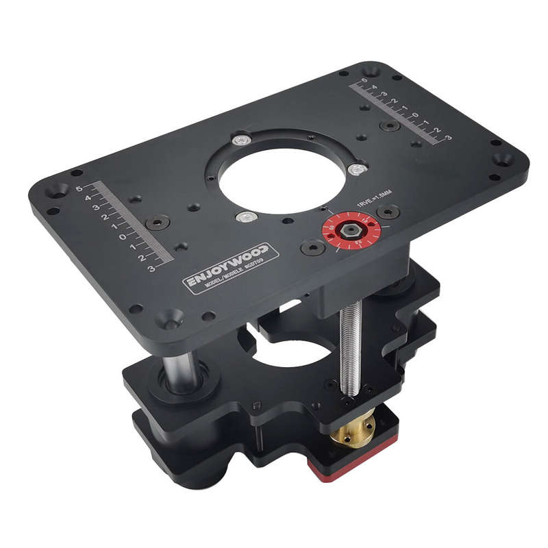 ENJOYWOOD GD7 PRO Router Lift for 65mm/69mm Wood Router for Router Table Set Up Lift with Router Pla