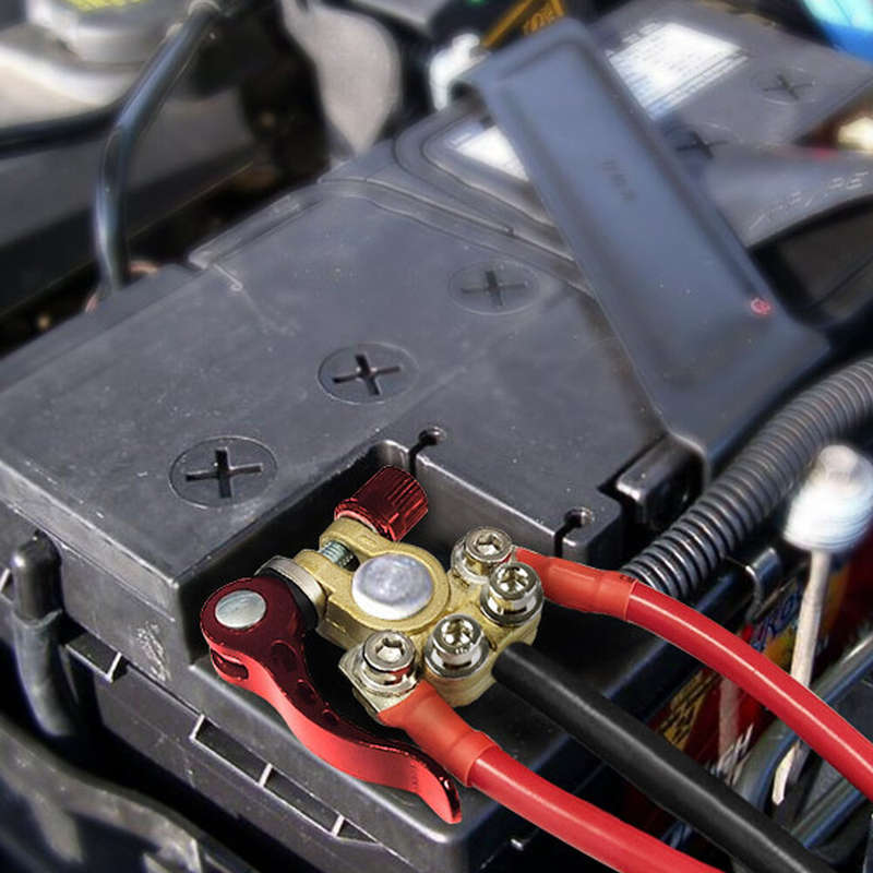 1 to 4 Quick Disconnect Car Cable Terminal Connector Battery Post Clamp Terminal Screw Connection Tr
