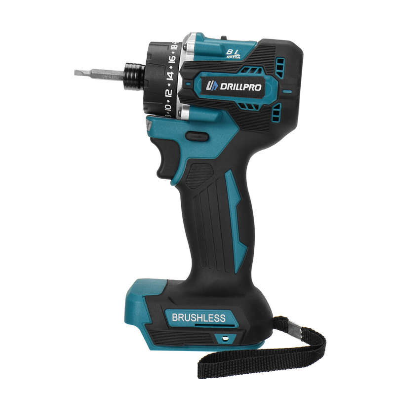 Drillpro 20+1 Brushless Electric Screwdriver 1000W Torque with Dual Speed Capabilities Compatible wi