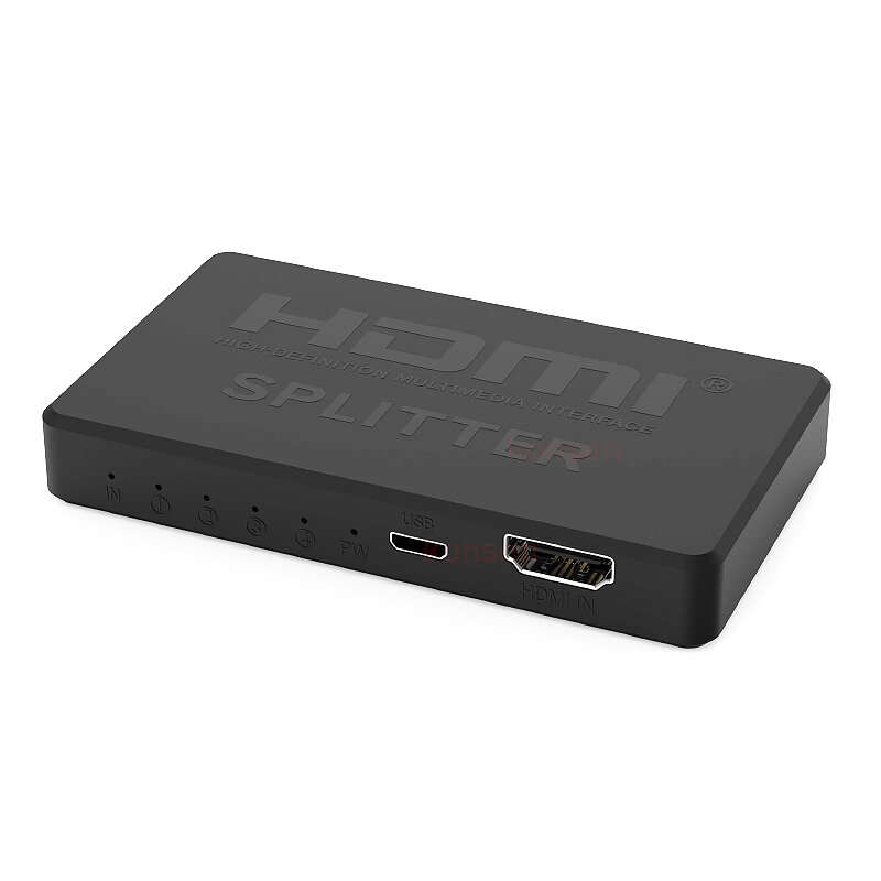 4K HDMI Splitter 1x4 HDMI Distributor Splitter 1 in 4 out Amplifier Video Splitter Converter for PC