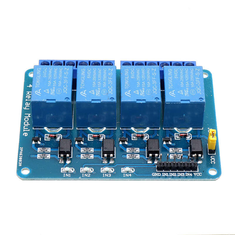 Geekcreit 5V 4 Channel Relay Module For PIC ARM DSP AVR MSP430 Geekcreit for Arduino - products that
