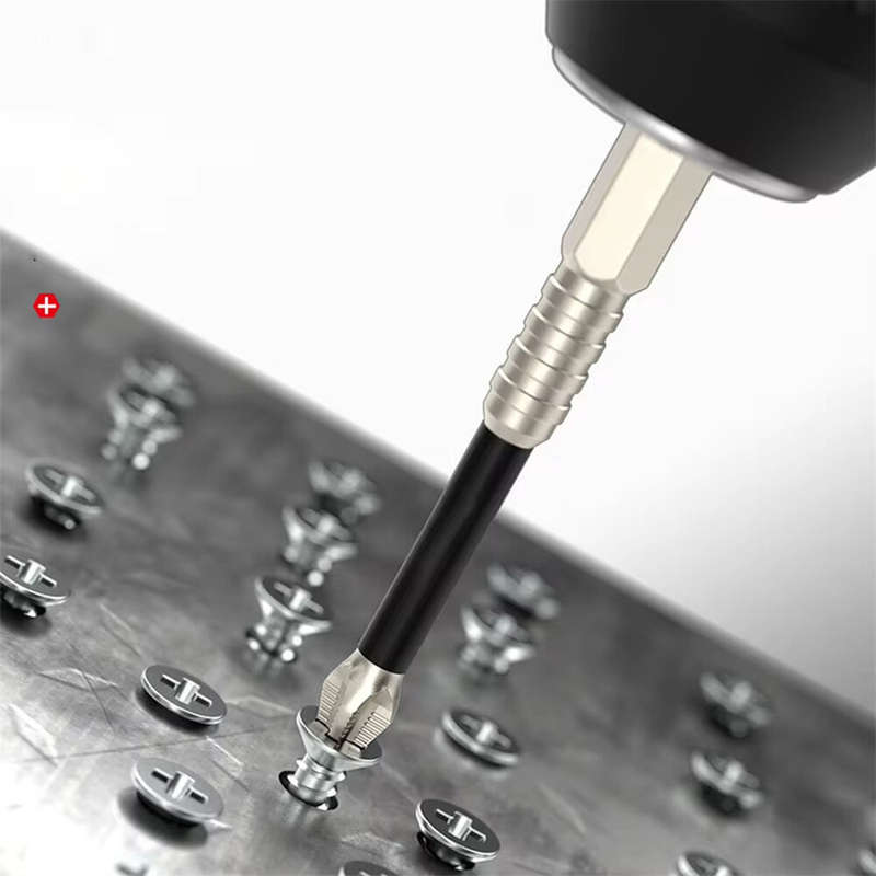 6PCS Long Alloy Steel Magnetic Screwdriver Bits PH2 Hex Shank 1/4 Inch Hand Tools 25-150mm High Hard