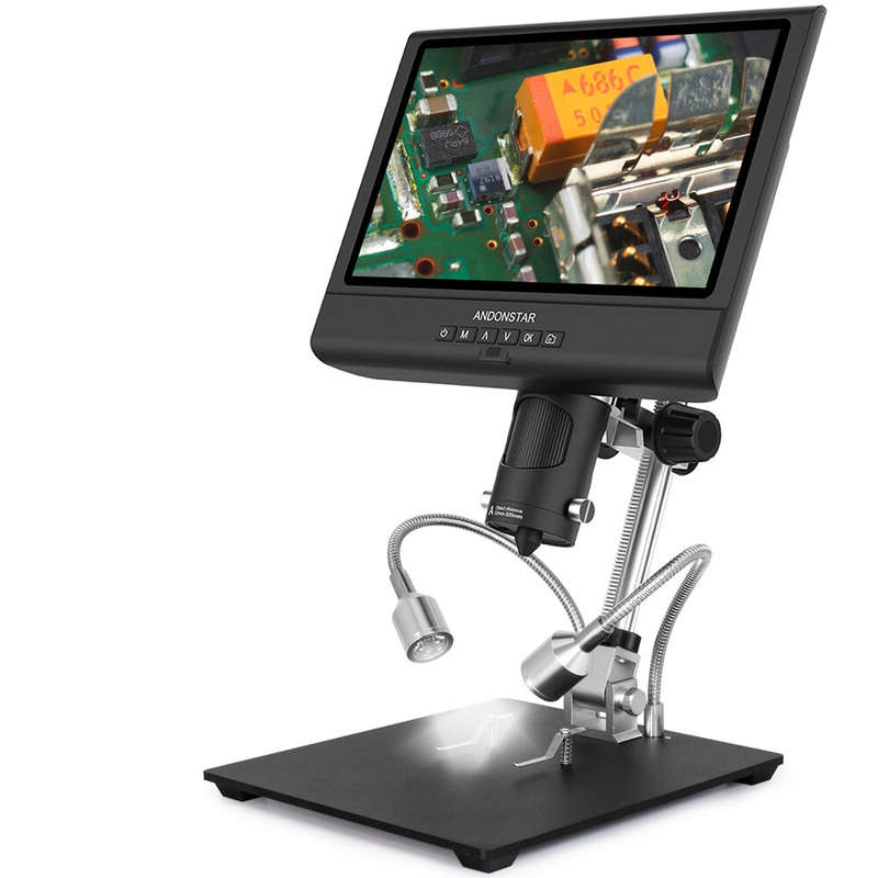 Andonstar AD209 10" Digital Microscope 3X-200X Magnification 1080P adjustable LCD display for solder