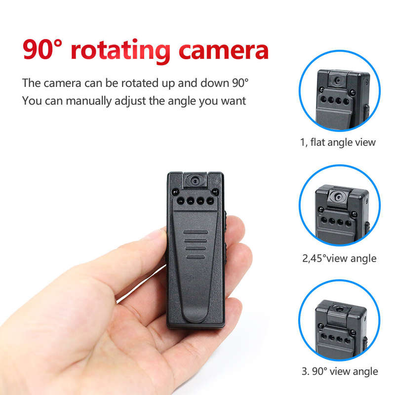 HD 1080P Mini Portable Camera Video Recorder Action DVR Camera Body Monitor Detection Night Vision M