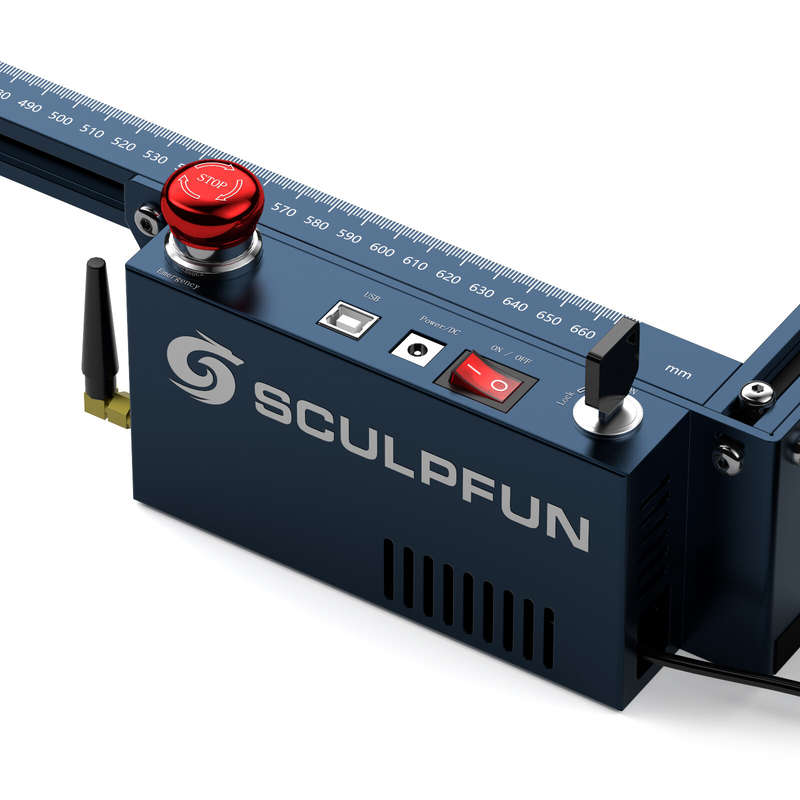 SCULPFUN S30 Ultra-22W Laser Engraving Machine 600x600mm Engraving Area Laser Cutter Automatic Air A
