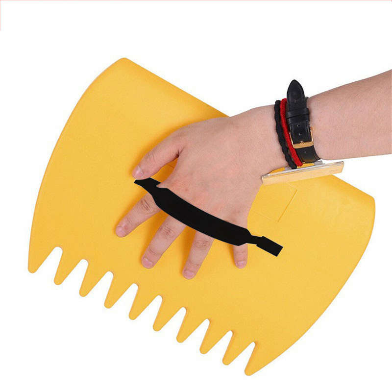 Garden and Yard Leaf Scoops Hand Rakes Large Sized Multiple Use Outdoor Leaf Clip Gardening Plastic