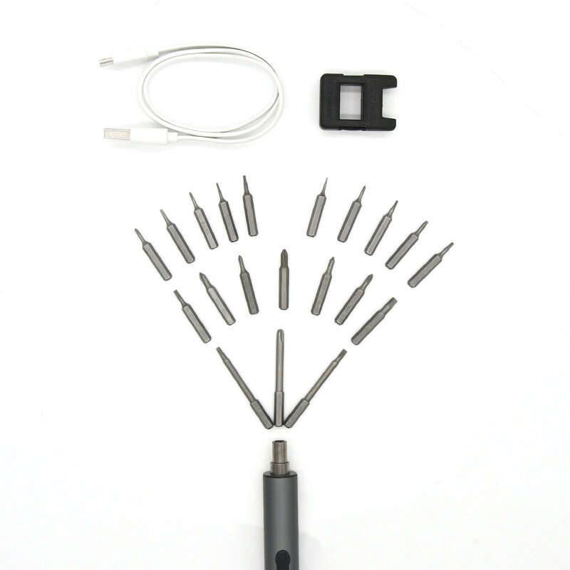 SEQURE ES-180 20 in 1 Mini Micro Electric Screwdriver Set Large Capacity Power Multi-accessory Preci