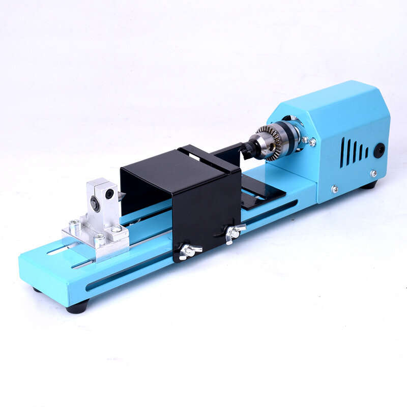150W EU Plug Mini Wood Lathe Machine Miniature Pearl Lathe DIY Woodworking Pearl Lathe Machine Drill