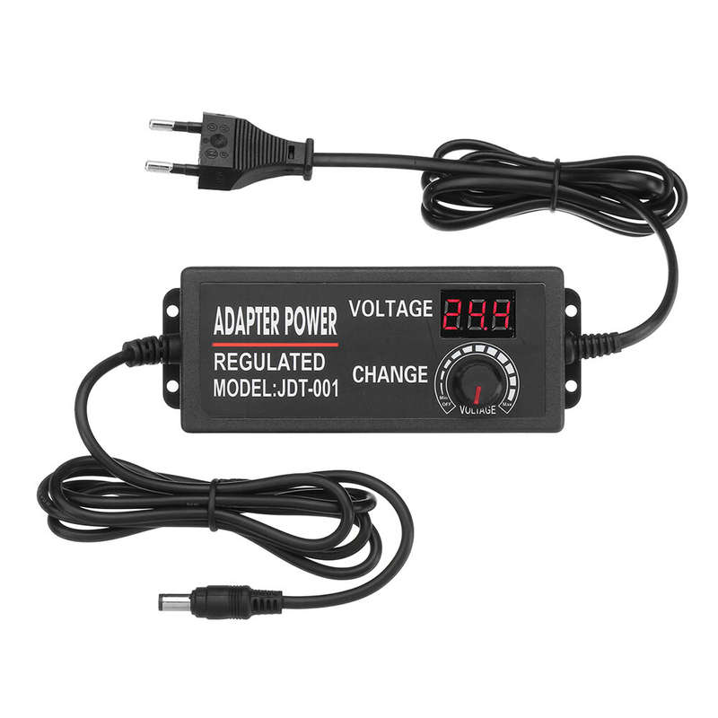 Adjustable AC To DC Power Supply 9V 12V 15V 18V 24V 3A 72W Power Supply Adapter Universal 220V To 12