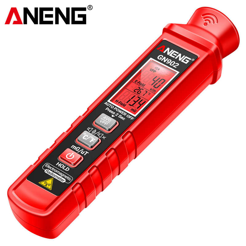 ANENG GN902 Electromagnetic Radiation Tester 3-in-1 Electric Field Magnetic Field Temperature Detect