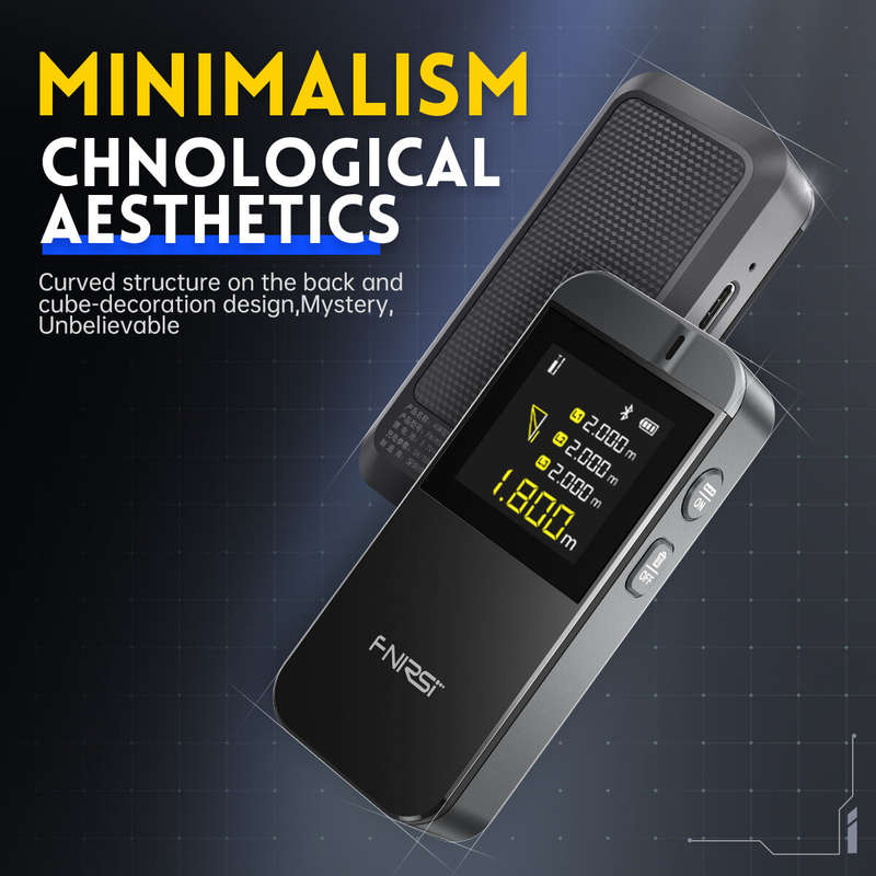 Fnirsi-IR40 Laser Distance Meter with Infrared Measurement and Electronic Ruler for Room Measurement