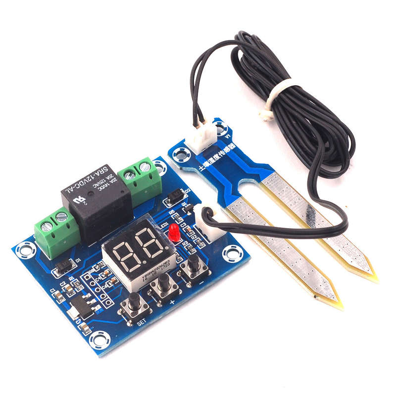 XH-M214 Soil Moisture Control Module with Digital Display for Precise Plant Watering Automatic Sprin