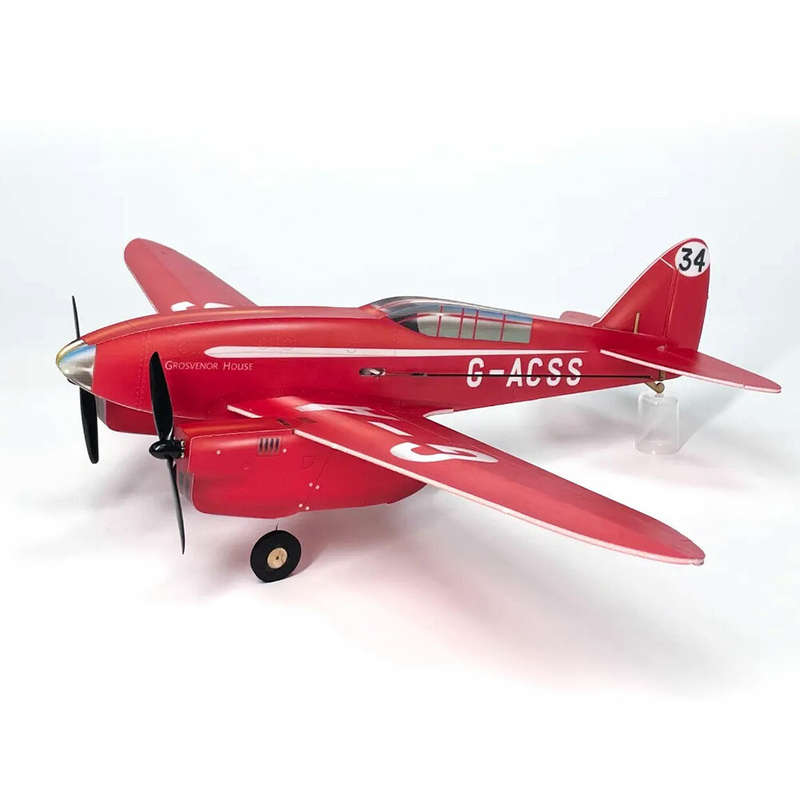 MinimumRC de Havilland DH.88 Dual Motor 460mm Wingspan KT Foam FPV RC Airplane KIT+Motor