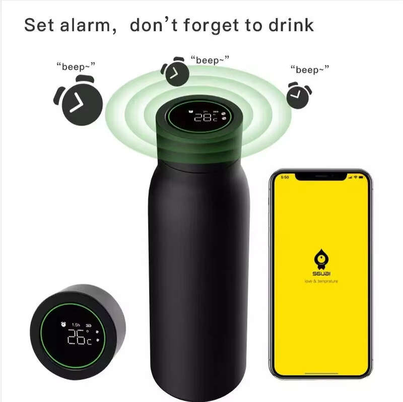 Tuya bluetooth Smart Thermos Bottle Water Cup 600ML LCD Temperature Display Water Consumption Record