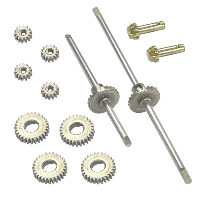LDR/C LDP06 1/12 Unimog RC Car Spare Metal Full Gear Set of Front Rear Portal Axle L0063 Vehicles Mo