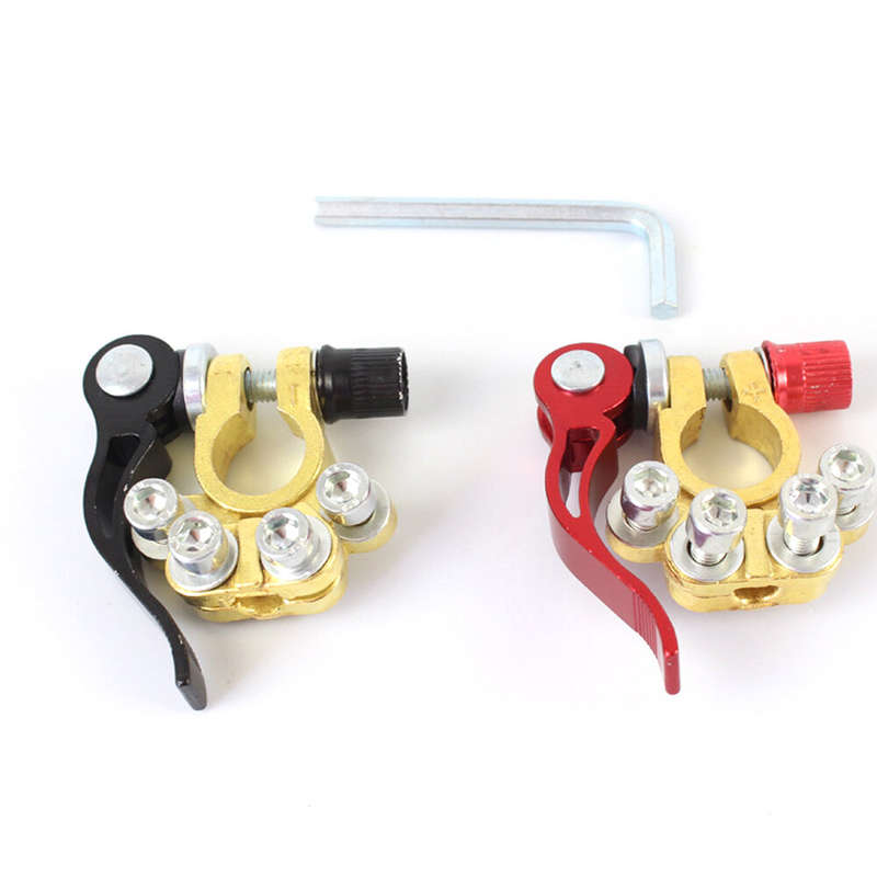 1 to 4 Quick Disconnect Car Cable Terminal Connector Battery Post Clamp Terminal Screw Connection Tr