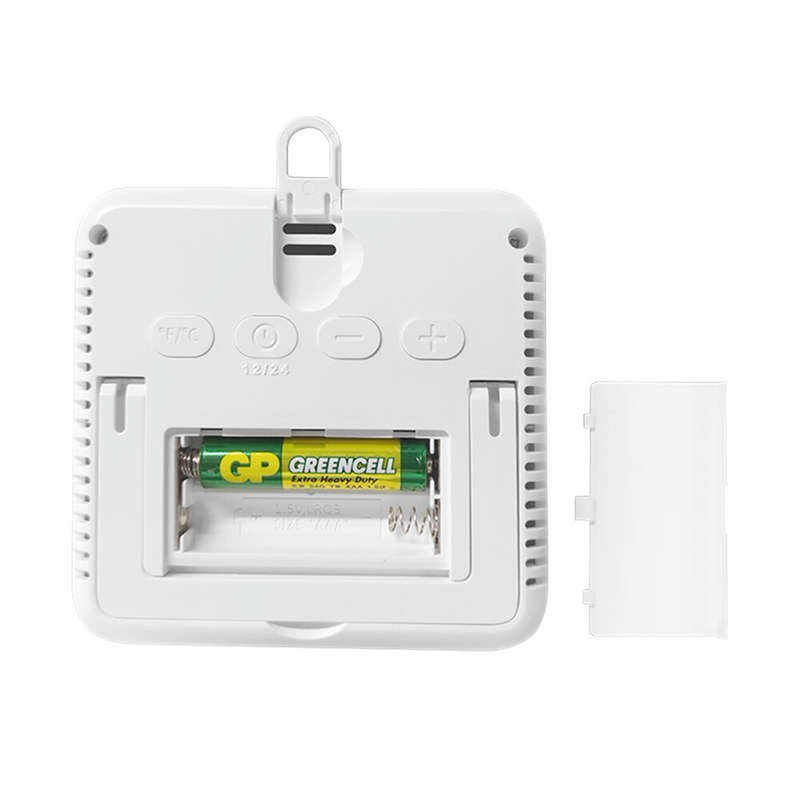 WiFi Connected LCD Display Temperature and Humidity Monitor with Multi-Function Clock and Alarm Feat