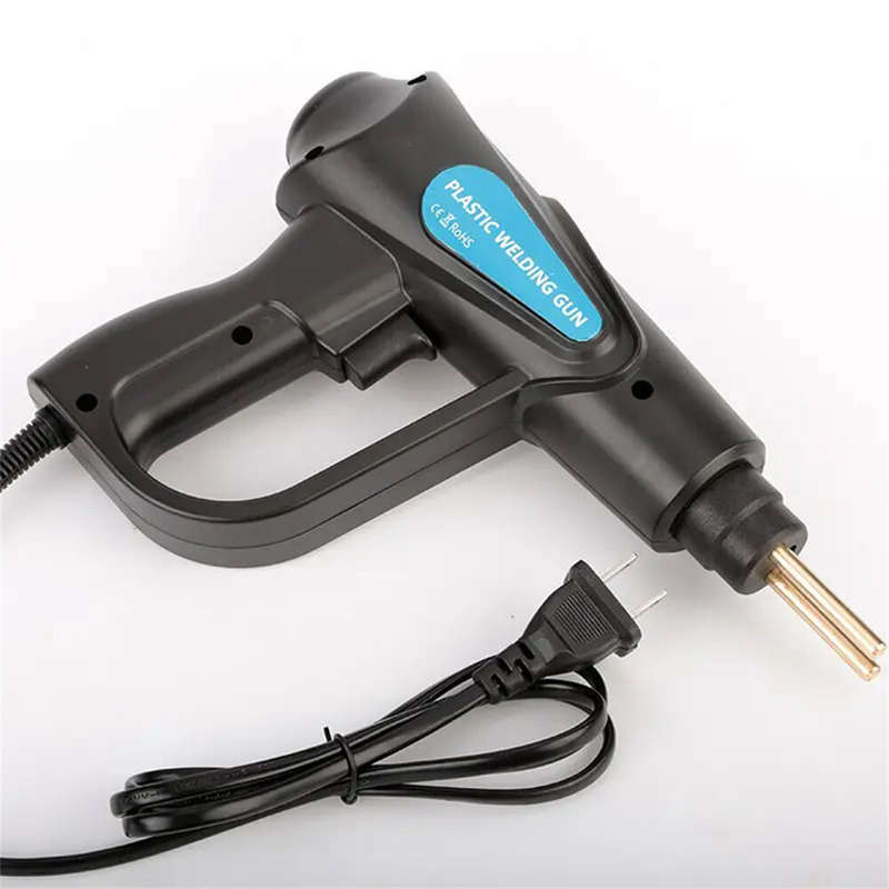70W Plastic Welder Hot Stapler Gun Car Bumper Repair Kit 220V EU Plug with Diverse Staples Set Top-Q