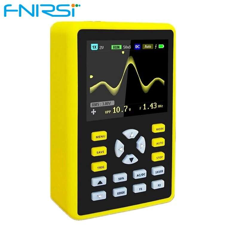 FNIRSI-5012H 2.4-inch Screen Digital Oscilloscope 500MS/s Sampling Rate 100MHz Analog Bandwidth Supp