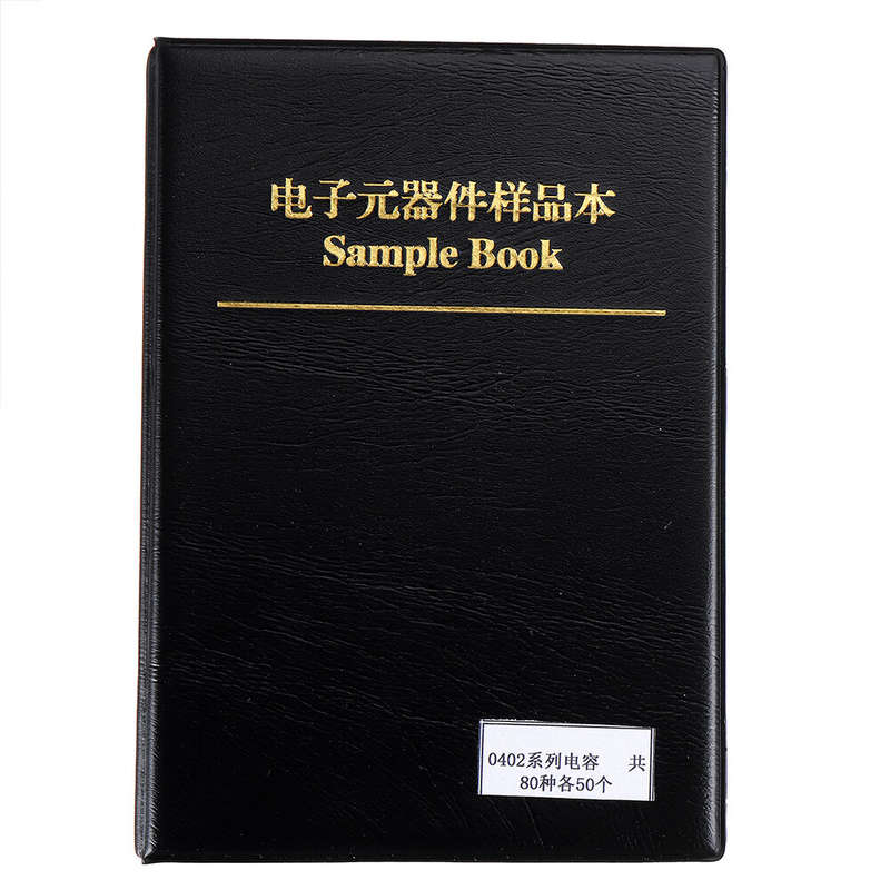 0402 SMD Resistor Sample Book 0R~10M 1% 170valuesx50pcs=8500pcs + Capacitor 80valuesX50pcs=4000pcs 0
