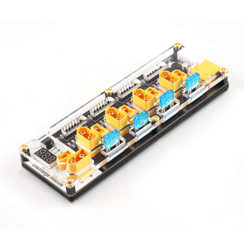 HGLRC Lipo Battery Balance Charger Board Pro 40A XT60 XT30 Plug 2-6S Integrated with Lipo Discharger